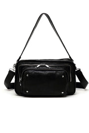 Cali Crossover Bag | Black Leather Look | Taske fra Noella