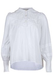 Felina voile blouse | Hvid | Bluse fra Neo Noir