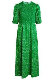 Field Flower Smock Dress | Green | Kjole fra Co'couture