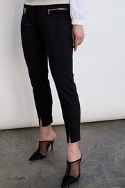 Isadora Ankle Pant Zip | Black | Bukser fra Freequent