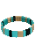 Dori Square Bracelet | Mint | Armbånd fra Black Colour