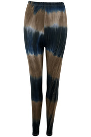Sophie Leggings | Deep blue | Leggings med tie dye fra Black Colour
