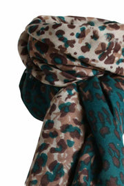 Gepard scarf | Petrol | Tørklæde med cashmere fra Stylesnob