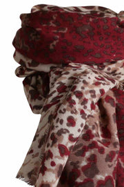 Gepard scarf | Plum | Tørklæde med cashmere fra Stylesnob