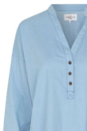 Pixie Newport Shirt | Super Light Blue | Skjorte fra Global Funk