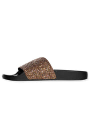 Glitter Gold | Slippers med glimmer fra The White Brand
