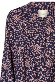 Helena Shirt | Flower Print | Skjorte bluse fra Lollys Laundry