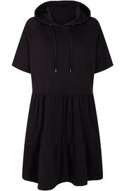 Melissa SS Dress | Black | Sweat kjole fra Liberté