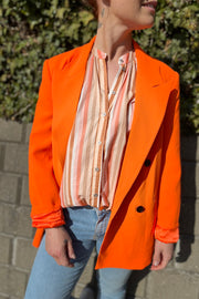 New Flash Oversize Blazer | Orange | Blazer fra Co'couture