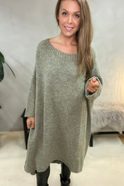 Dress knitted | Salvia | Kjole fra Stajl