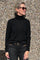 Vera Roll Neck l Black l Strik fra Basic Apparel