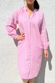 Celina Summer Stripe Dress | Pink | Kjole fra Co'couture