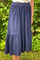 Heidi Midi Skirt | Navy | Nederdel fra Black Colour