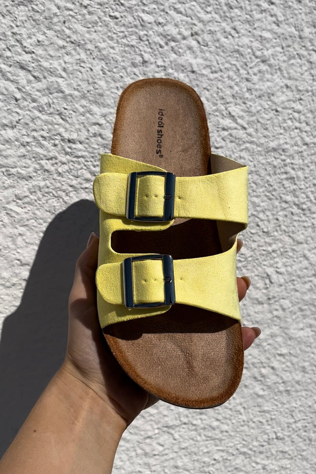 Safira | Yellow | Sandal fra Lazy Bear