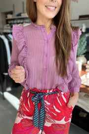 Hanni Shirt | Plum | Skjorte fra Lollys Laundry
