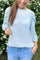 Elsie Bl Flower | Chambray blue mix | Bluse fra Freequent