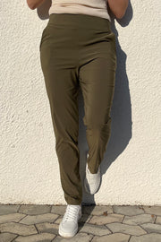 Davina Regular Pant | Army | Bukser fra Black Colour