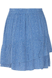 Jacita Skirt | Nola Print Mid Blue I Nederdel fra MbyM