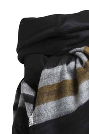 Jazz scarf | Black | Tørklæde fra Stylesnob