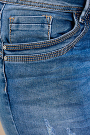 Ladies Jeans | Blue | Jeans med slid fra Marta du Chateau