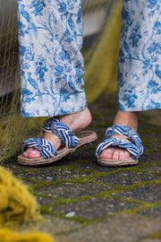Jute | Blå | Sandaler fra Copenhagen Shoes