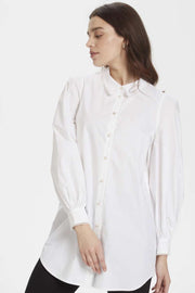 PhillyKB Long Shirt | Bright White | Oversize skjorte fra Karen By Simonsen