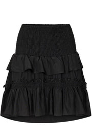 Keeva Smock Skirt | Black | Nederdel fra Co'Couture
