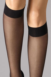 Knæstrømper | Satin Touch 20 | Sorte knæstrømper fra Wolford