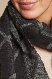 Lian scarf | Black | Tørklæde fra Stylesnob