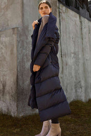 Micco Collar Coat | Sort | Dunfrakke fra Copenhagen Muse