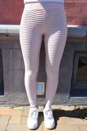 Naio2 Legging | Pink | Leggings med struktur fra Liberté