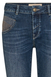 Nelly ReLoved Jeans Regular | Blue | Jeans fra Mos Mosh