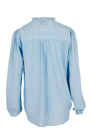 Anisette Lurex Shirt | Light Blue | Skjorte fra NEO NOIR