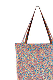 Lulu Cotton Shopper | Peach Blossom | Stof net med print fra Black Colour