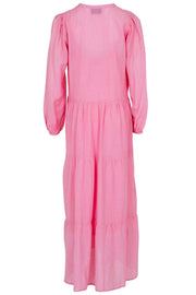 Nobis Bamboo Dress | Light pink | Lang maxikjole fra Neo Noir