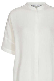 Crepe Tunic Shirt | Off white | Bluse fra Co'couture