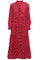 Paloma Dress | Red | Lang kjole med mønster fra Emm Copenhagen