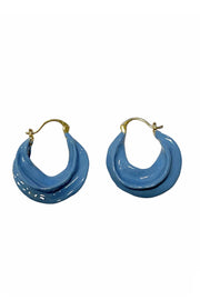 Afrika Enamel Earring | Blue | Øreringe fra Pico