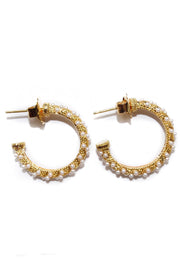Akoya Earrings | Guld | Øreringe med hvide perler fra Pico