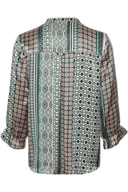 CUfadia Shirt | Grøn | Skjorte med mønster fra Culture