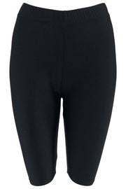 Gaya Tight Shorts | Black | Glossy tight shorts fra Black Colour