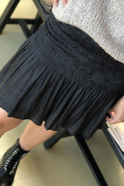 Ginger sateen skirt | Sort | Nederdel fra Neo Noir