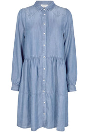 Wee dress | Light blue | Denim kjole fra Freequent