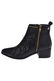 Rachel Leather boots | Sort | Støvler fra Copenhagen Shoes