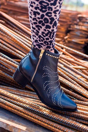 Rachel Leather boots | Sort | Støvler fra Copenhagen Shoes