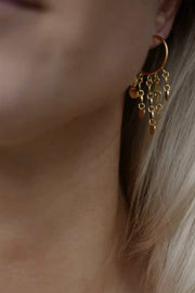 Waterdrops Earring | Guld | Øreringe fra Enamel