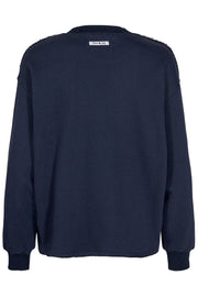 Reverse Sweat | Navy | Sweatshirt fra Co'Couture