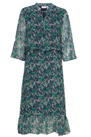 Wowen Dress Below Knee | U6008 | Green Lake | Kjole fra Saint Tropez