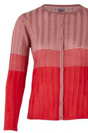 Knit Cardigan L/S T2529 | Tomato | Cardigan fra SAINT TROPEZ