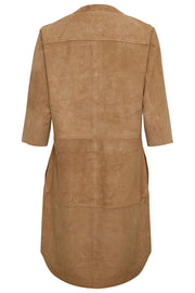 CUbeal Suede Dress | Sand | Ruskinds kjole fra Culture